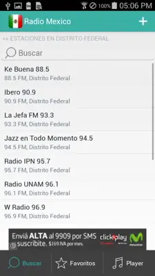 Radio Mexico android App screenshot 1