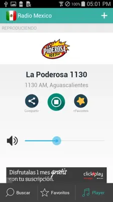 Radio Mexico android App screenshot 3